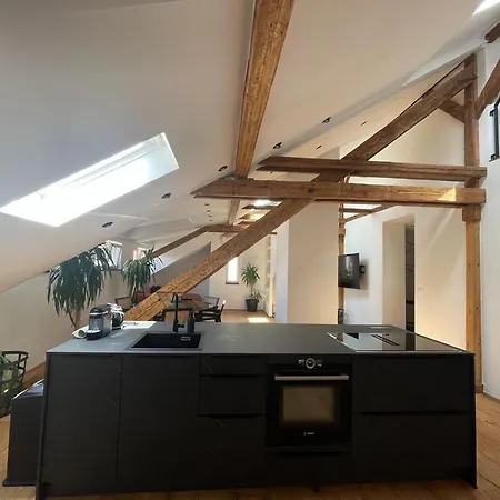 דירה Rooftop Loft *